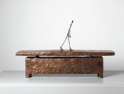 Schreitender Mann im Regen, Bronze | 1948 | Kunsthaus Zürich | © Alberto Giacometti Estate