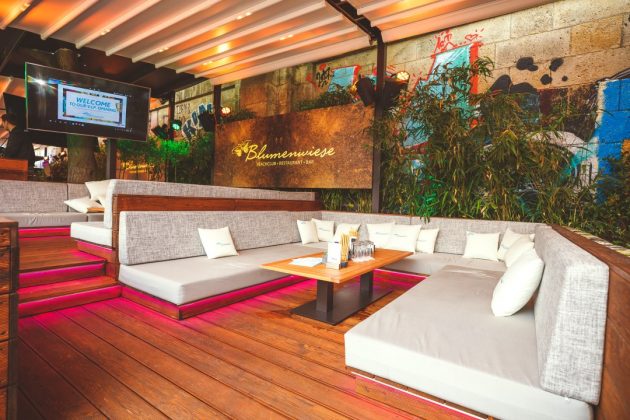 Blumenwiese – Donaukanal – VIP Eröffnung , Sitz-Lounges