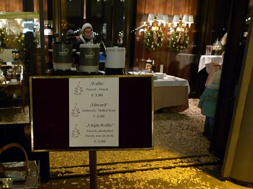 Getränke am Bristmas-Punschstand