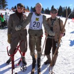 Heribert Kaspar mit Vertretern des Mürzzuschlag- Winter!Sport!Museum! in zünftiger Aufmachung