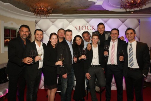 Daniel Stock mit Winzern Daniel Stock mit Winzern