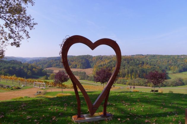 Hotel Das Eisenberg · Der „besondere“ Blick auf den Weinberg