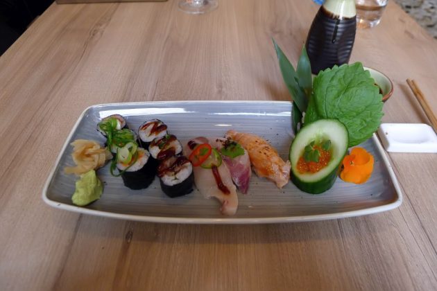 DiningRuhm · gemischte Sushiplate