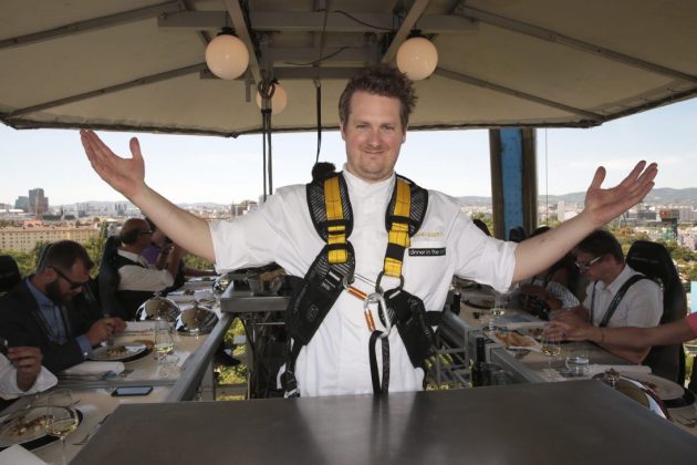 Dinner in the Sky • Sternekoch Roland Huber