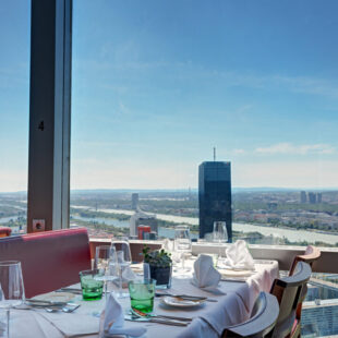 Donauturm Wien | Blick aus dem Turm-Restaurant