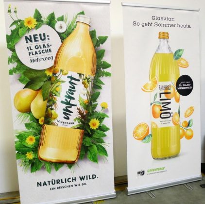 Egger Getränke Unterradlberg (NÖ) neue Werbekampagne für Glas-Mehrwegflasche