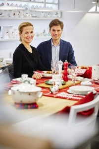 Mag. Martina Lillie (GF Albin Denk) und Jakob von Wolff (GFG Gmundner Keramik)