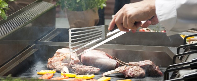 Hotel Das Triest Wien, Restaurant Collio · grillen im Gastgarten