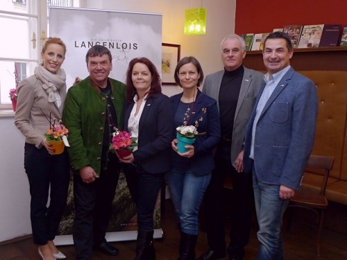 Julia Polzer vom Loisium Wine & Spa Resort, Reinhard Kittenberger, Loisium-Weinerlebniswelt GF Adelheid Kühmayer, Claudia Brauneis vom Ursin-Haus, Kultur Langenlois GF Robert Stadler, Ursin-Haus-GF Wolfgang Schwarz