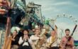 Neujahrskonzert 2023 ORF-Film zur Konzertpause | Valerie Schatz, Matthias Schorn, Christoph Gigler, Josef Reif und Lukas Schmid (v.li.n.re.) im Wiener Pratergelände