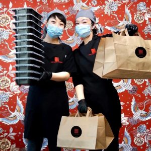 Restaurant One Night in Beijing Wien · Abholservice · Li Zhang und Weny Sun (Inhaberinnen One Night In Beijing) onib