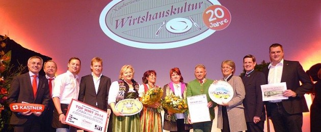 Nö Wirtshauskultur – Top-Wirt Gala 2014