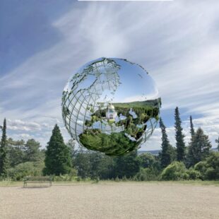 Peter Kogler Mixed Reality am Otto Wagner Areal | Globe
