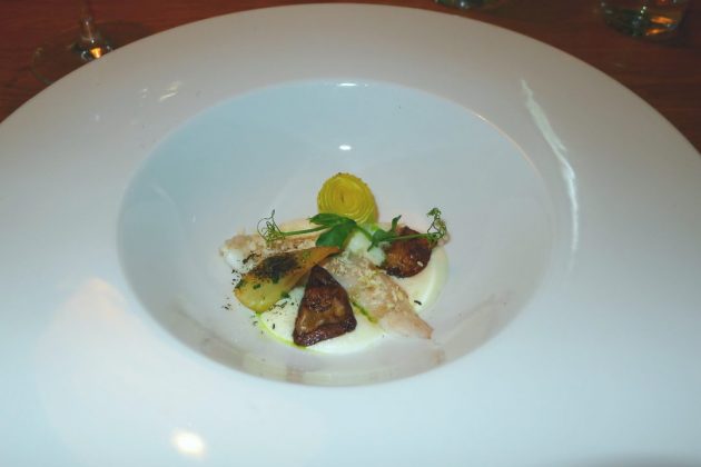 Pichlmaiers zum Herkner Wien Hernals, Tiroler Alpen Garnele • Schwarzwurzel • Ofenlauch • Cashewkerne • Steinpilz
