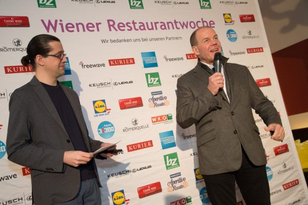 VIP Opening Restaurantwoche · Dominik Holter, Spartenobmann Peter Dobcak