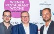 Wiener Restaurantwoche Sommer 2019 VIP Eröffnung, Geschäftsführer Dominik Holter, Franz Bernthaler, Andreas Lindorfer