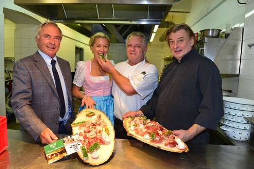 Karl Schranz, Tina Schurian, Fridel Schipflinger, Reinhard Gerer