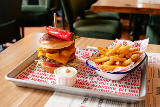 Shebeen Irish Pub 1070 Wien | Burger von Rinderwahn