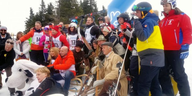 Ski-Opening Stuhleck 12.12.2019 – VIP-Riesentorlauf – traditionelles Gruppenfoto mit allen Teilnehmern