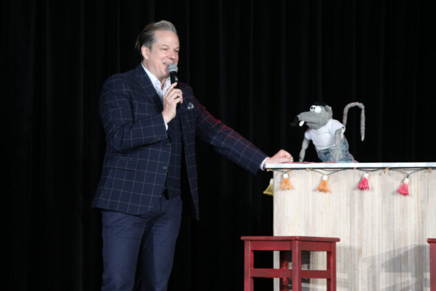 Markus Richter mit Rolf Rüdiger (Stefan Gaubusch) Tschauner Stehgreifbühne | Stehgreifbühne 1160 Wien | Programmpräsentation 2023 | Markus Richter und Rolf Rüdiger