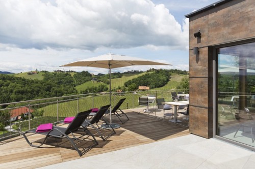 Vincent Hotel Blickt auf die Weinberge