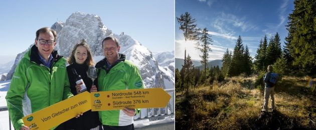Wanderroute „Vom Gletscher zum Wein“ offiziell freigegeben