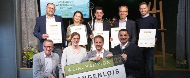 Langenloiser Weinchampions (Nö) Herbst 2022 · Gruppenfoto Sieger