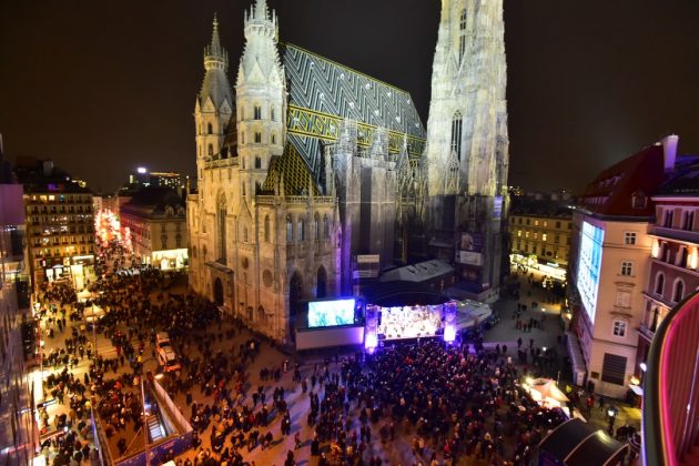 Wiener Silvesterpfad am Stephansplatz