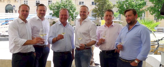 WienWein Gruppe 2021 | Michael Edlmoser, Gerhard J. Lobner, Fritz Wieninger, Rainer Christ, Thomas Podsednik und Thomas Huber