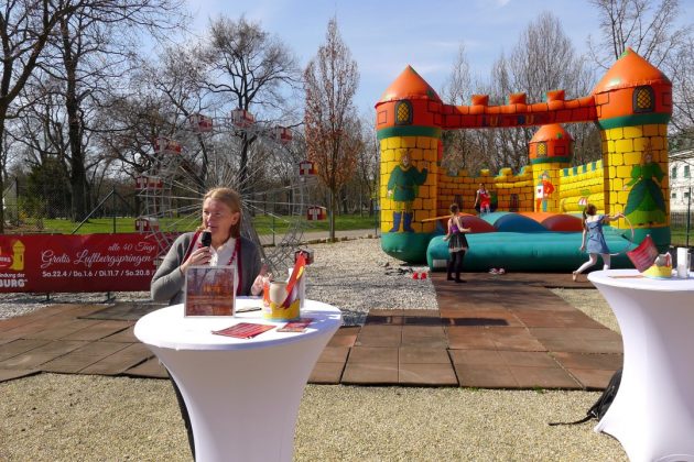 Wiener Prater 2017 · 40 Jahre Luftburg · Erfinderin, Gastronomin Elisabeth Kolarik