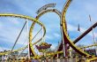 Wiener Prater 2019 · Achterbahn mit Doppellooping Teststrecke