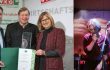 Der Wiener Tourismuspreis 2019: Spartenobmann Tourismus Markus Grießler, der Preisträger des Wienerliedes vertreten durch Herbert Zotti und Bundesministerin für Nachhaltigkeit und Tourismus DIin Maria Patek