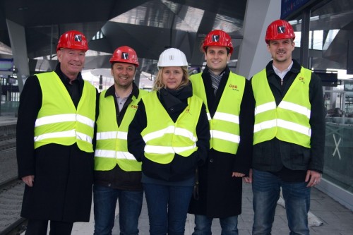 Zeitgeist Team HBhf Besichtigung