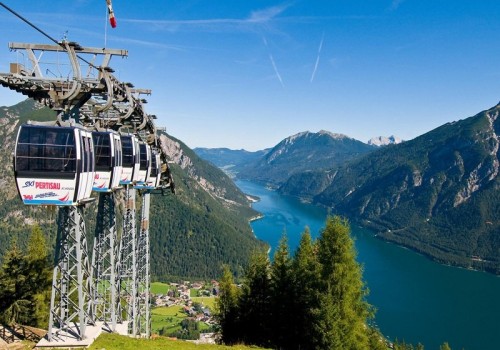 Blick von der Bergstation der Karwendelbahn