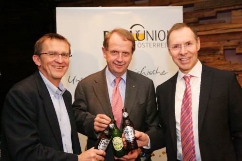 Brau Union Andreas Stieber, Dr. Markus Liebl, Mag. Dr. Andreas Hunger