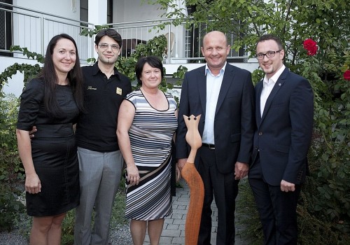 Daniela Tschida, Thomas Salzl, Lisa, Hans und Andreas Tschida