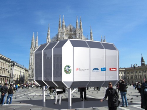 EXPO 2015 | geplantes BIWAK beim Mailänder Dom
