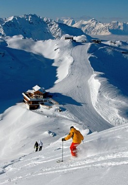 Abfahrt auf die Wedelhütte