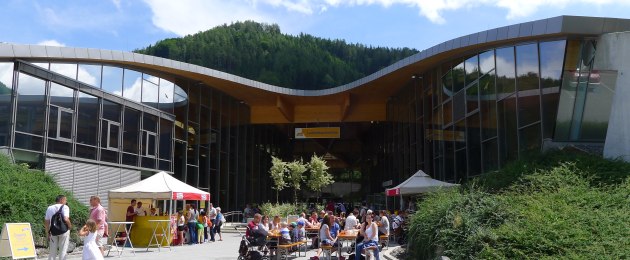 110 Jahre Bergstrecke Mariazellerbahn · Betriebszentrum in Laubenbachmühle