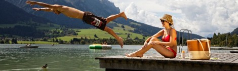 Sommer in der Tiroler Tourismusregion Kaiserwinkl