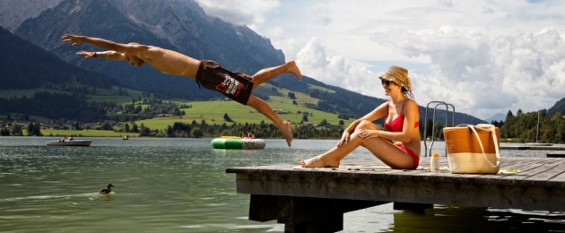 Sommer in der Tiroler Tourismusregion Kaiserwinkl