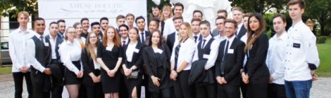 Amuse Bouche Kick-Off Event 2019 | Top-Lehrlinge mit den Wettkampf-Ordnern