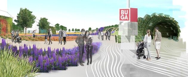 BUGA 23 Bundesgartenschau 2023 Mannheim | Spinelli-Park | Themenallee