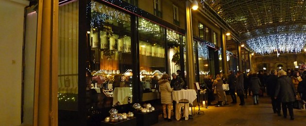 Bristmas-Punschstand im Hotel Bristol