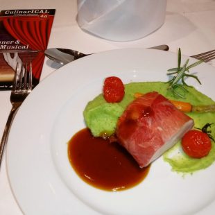 CulinarICAL 4.0 Dinner & Musical Show 2020 · Haus der Ingenieure Wien · Hauptgang Involtini vom Maishuhn