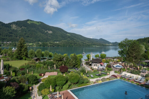 Ebner`s Waldhof am See | Ausblick auf die Anlage
