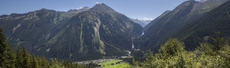 Krimml · Ausblick vom Gipfel im Sommer