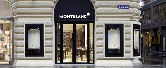 Montblanc Boutique Wien · Fassade