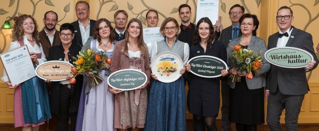 Niederösterreichische Wirtshauskultur kürt Top-Wirte Sieger 2020