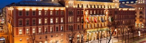 Palais Hansen Kempinski Vienna/Wien Außenansicht Abend